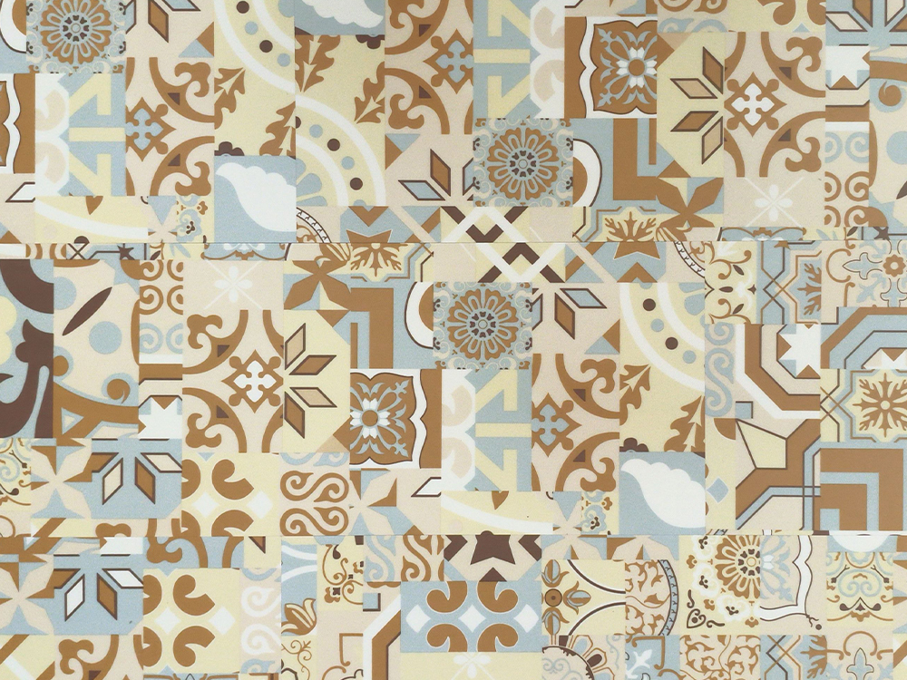 Gemusterte LVT-WG-Fliese, 12 x 37 Zoll, 5 mm Uniclick-Verschluss